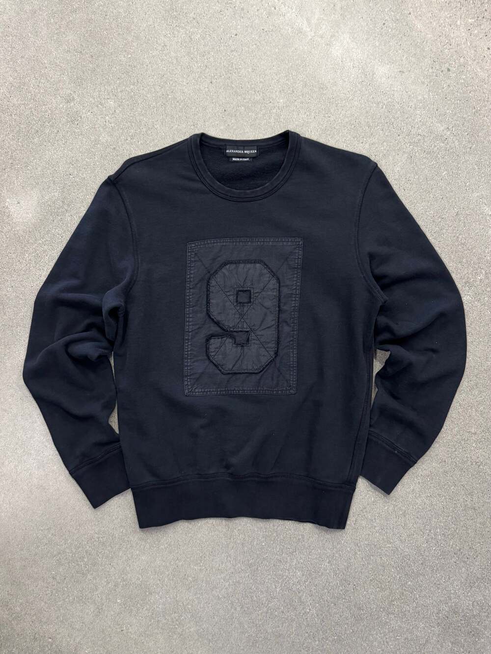 Alexander McQueen Number 9 Patch Crewneck Sweatshirt - M